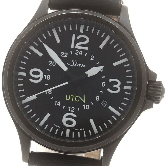 Sinn Freeger UTC 856 Date black Dial Automatic Men's Watch - Picture 8 of 12